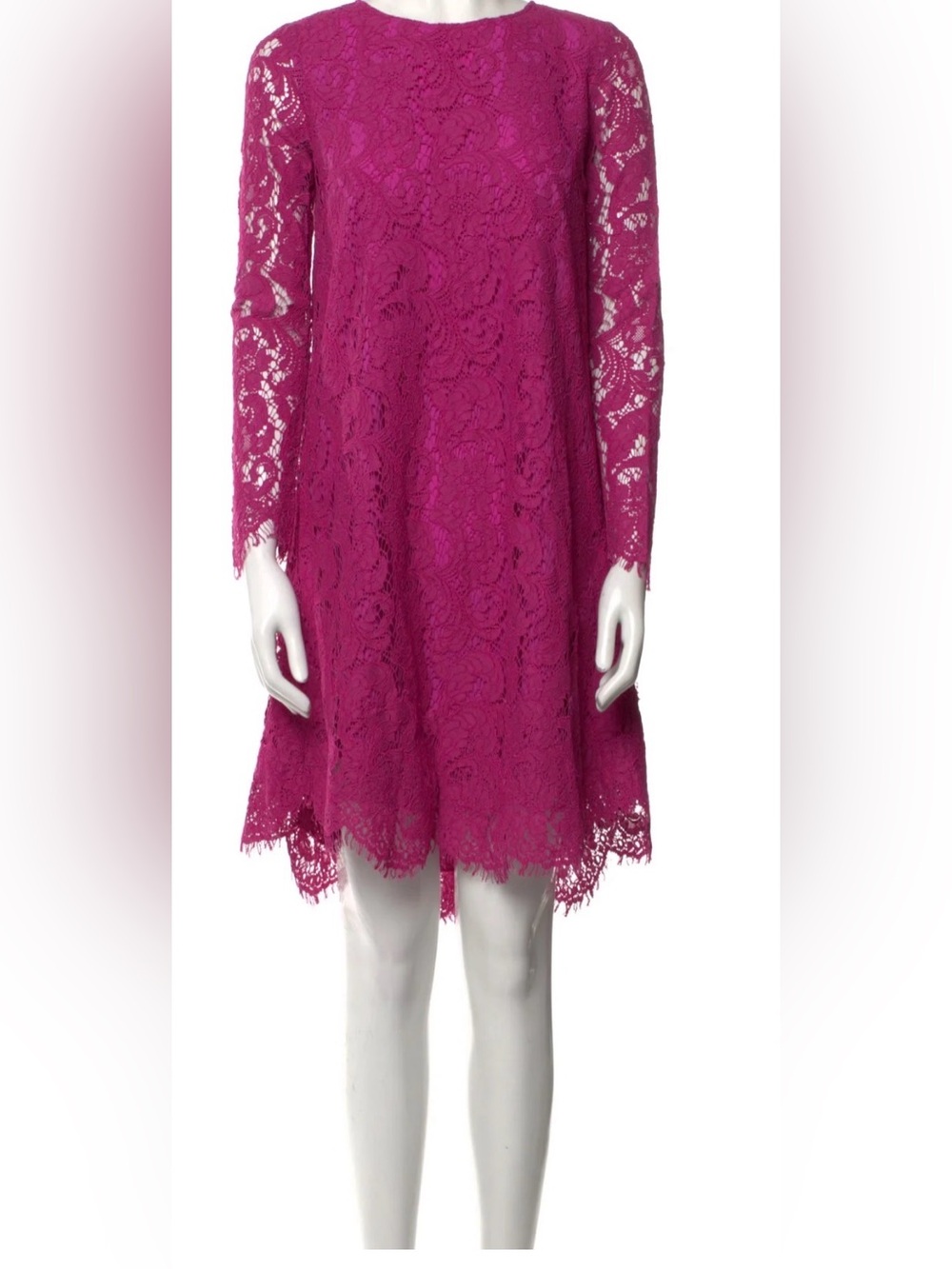 Adam Lippes Pink Lace Dress Scallop Hem
Lined Kneed Length Size 4